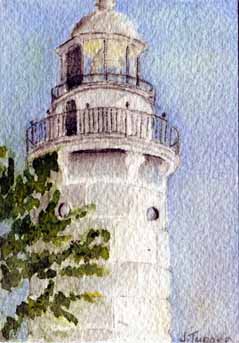 "Sky High" by Jean Tupper, Madison - Watercolor, SOLD